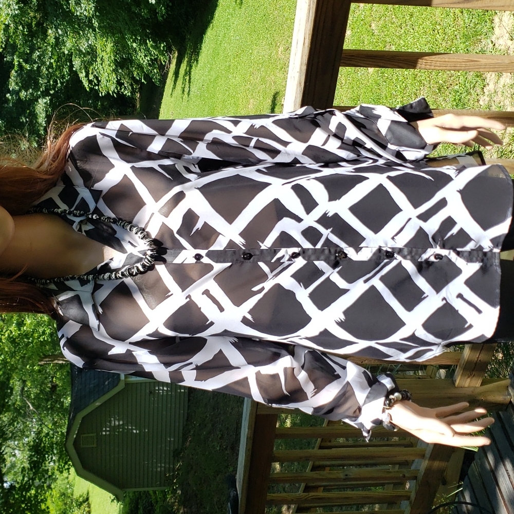 Womans Chico,s button up blouse